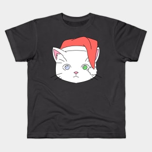 Cute and funny christmas cat Kids T-Shirt